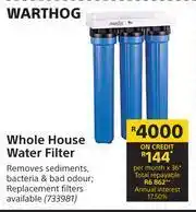 Builders Warehouse Warthog Whole House Water Filter offer