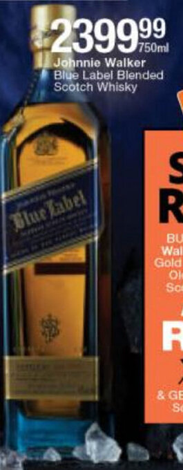 Johnnie Walker Blue Label Blended Scotch Whisky 750ml