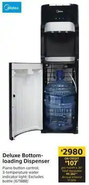 Builders Warehouse Midea Delux Bottom Loading Dispenser offer