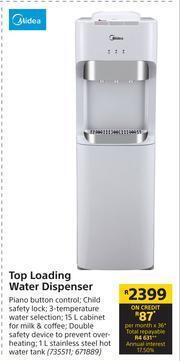 Builders Warehouse Midea Top Loading Water Dispenser offer
