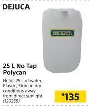 Builders Warehouse Dejuca 25L No Tap Polycan offer