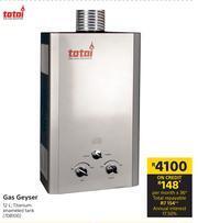 Builders Warehouse Totai 12L Gas Geyser offer