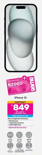 Game iPhone 15 offer