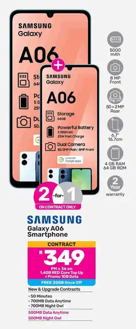 Game SAMSUNG Galaxy A06 Smartphone offer