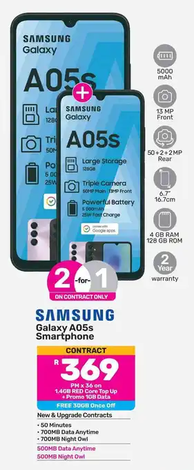 Game SAMSUNG Galaxy A05s Smartphone offer