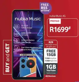 Game Nubia Music 4G offer