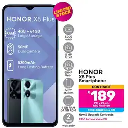 Game HONOR X5 Plus Smartphone offer