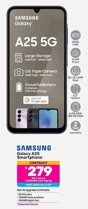 Game SAMSUNG Galaxy A25 Smartphone offer