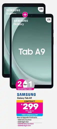 Game SAMSUNG Galaxy Tab A9 offer