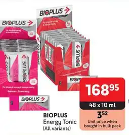 Makro BIOPLUS Energy Tonic offer