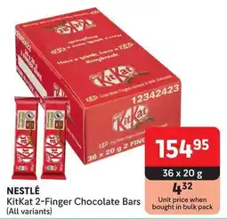 Makro NESTLÉ KitKat 2-Finger Chocolate Bars offer