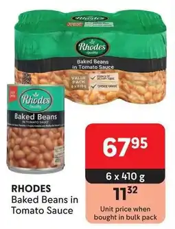 Makro RHODES Baked Beans in Tomato Sauce offer