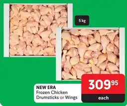 Makro NEW ERA Frozen Chicken Drumsticks or Wings offer