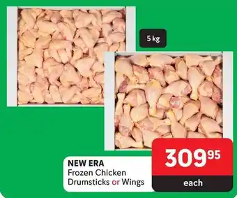 Makro NEW ERA Frozen Chicken Drumsticks or Wings offer