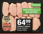 Checkers Farmer's Choice Fresh Chicken Breast Fillets-Per Kg offer