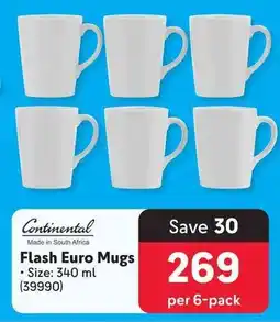 Makro Continental Flash Euro Mugs offer