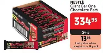 Makro NESTLÉ Giant Bar One Chocolate Bars offer