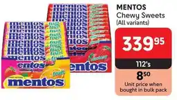 Makro MENTOS Chewy Sweets offer