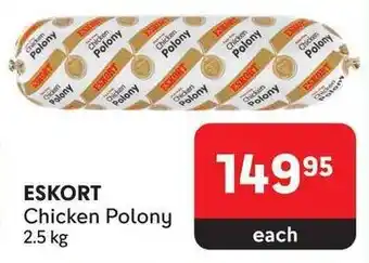 Makro ESKORT Chicken Polony offer