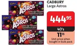 Makro CADBURY Large Astros offer