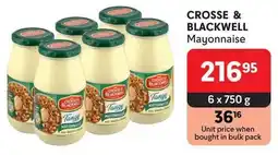 Makro CROSSE & BLACKWELL Mayonnaise offer