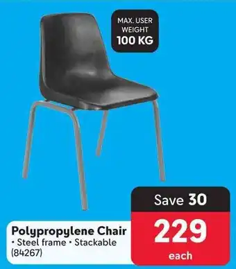 Makro Polypropylene Chair offer