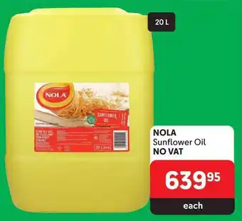 Makro NOLA Sunflower Oil offer