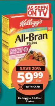 Checkers Kellogg's All Bran Flakes-1Kg offer