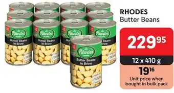 Makro RHODES Butter Beans offer