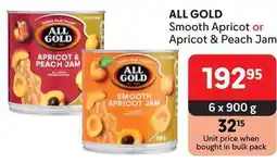 Makro ALL GOLD Smooth Apricot or Apricot & Peach Jam offer