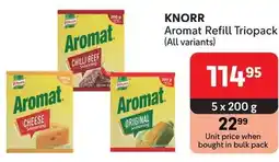 Makro KNORR Aromat Refill Triopack offer