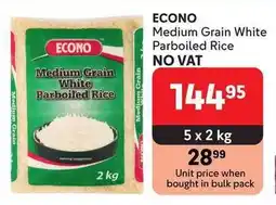 Makro ECONO Medium Grain White Parboiled Rice offer