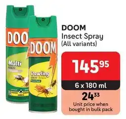 Makro DOOM Insect Spray offer