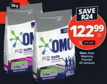 Checkers Omo Auto Washing Powder All Variants offer
