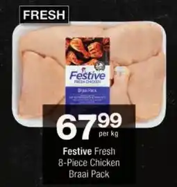 Checkers Festive Fresh  Chicken Braai Pack offer