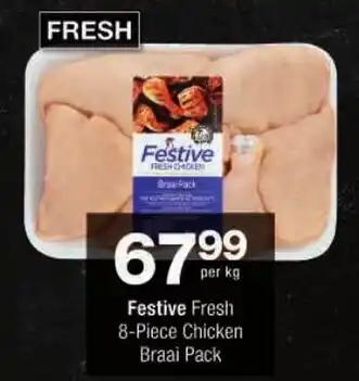 Checkers Festive Fresh  Chicken Braai Pack offer