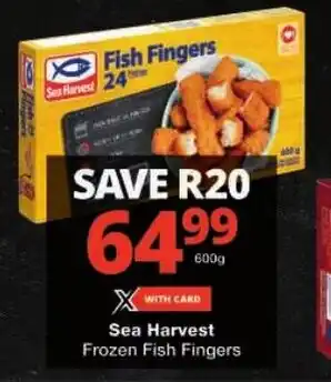 Checkers Sea Harvest Frozen Fish Fingers offer