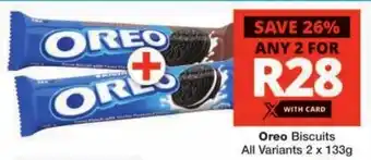 Checkers Oreo Biscuits All Variants offer