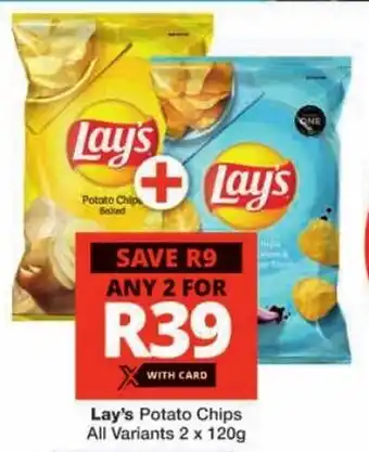Checkers Lay's Potato Chips All Variants offer