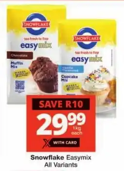 Checkers Snowflake Easymix All Variants offer