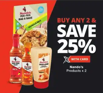 Checkers Nando's Products offer