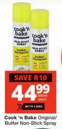 Cook 'n Bake Original/ Butter Non-Stick Spray