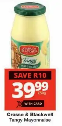 Checkers Crosse & Blackwell Tangy Mayonnaise offer