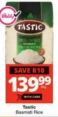 Checkers Tastic Basmati Rice offer