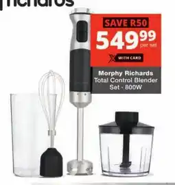 Checkers Morphy Richards Total Control Blender Set offer