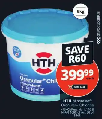 Checkers HTH Mineralsoft Granular+ Chlorine offer