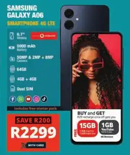 Checkers Samsung Galaxy A06 offer