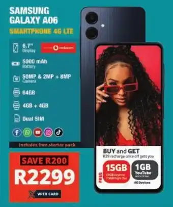 Checkers Samsung Galaxy A06 offer