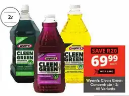 Checkers Wynn's Cleen Green Concentrate offer