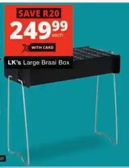 Checkers LK's Large Braai Box offer